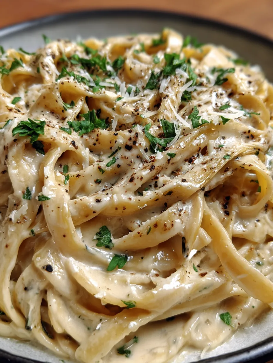 A plate of pasta with cheese and herbs.