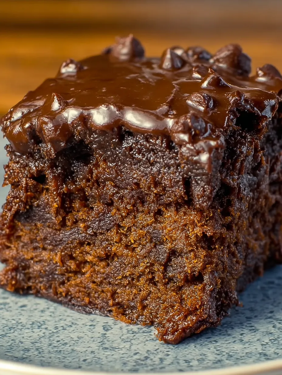 A slice of chocolate cake.