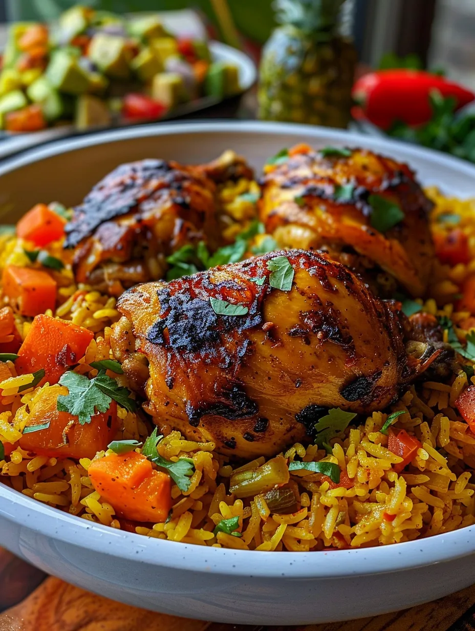 Caribbean Chicken and Rice