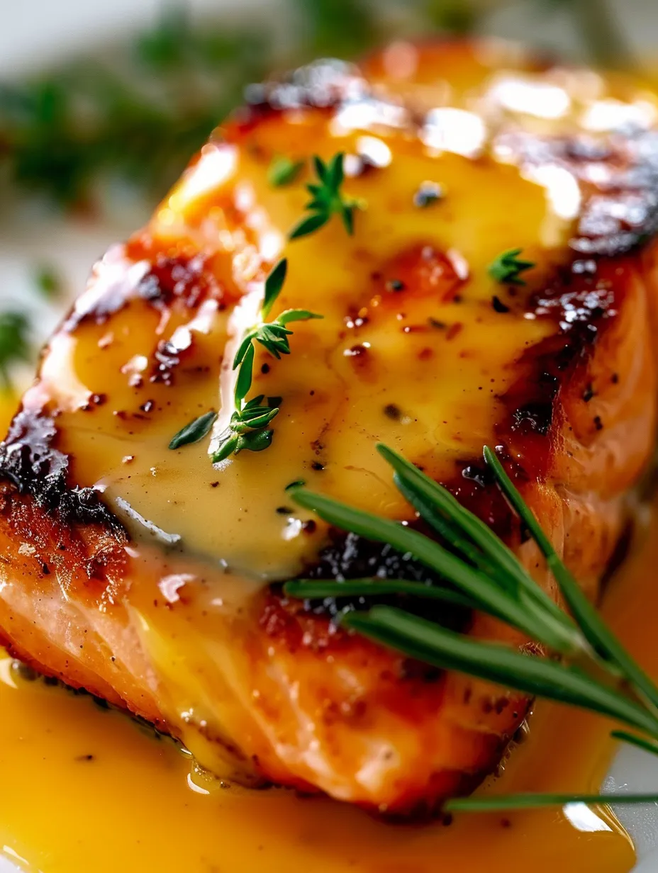Easy Blackened Salmon with Creamy Dijon Sauce