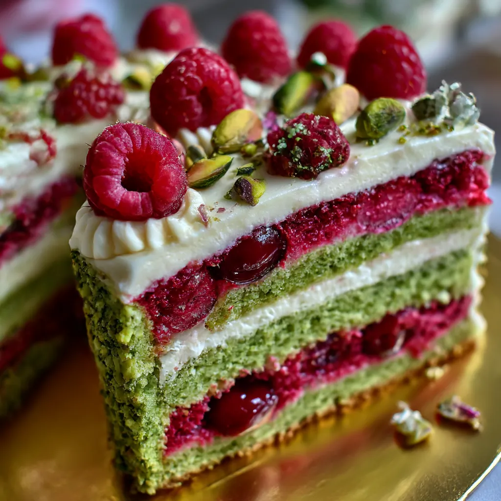 Irresistible Pistachio Raspberry Dream Dessert