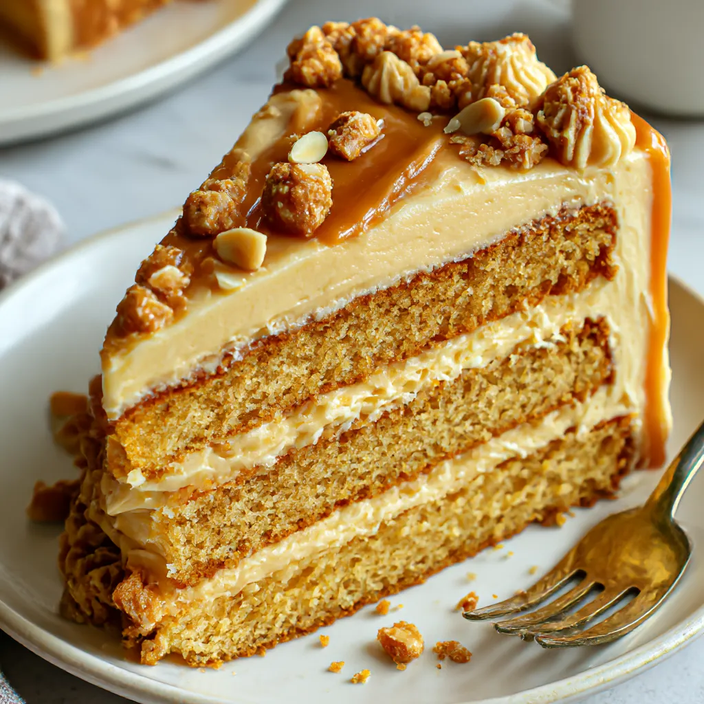 Butterscotch Crunch Cake