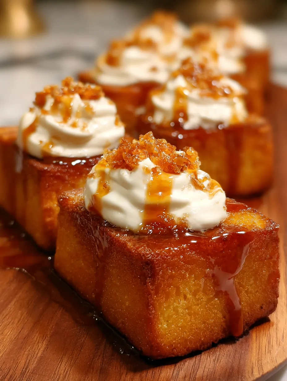 A plate of desserts with caramel drizzle.