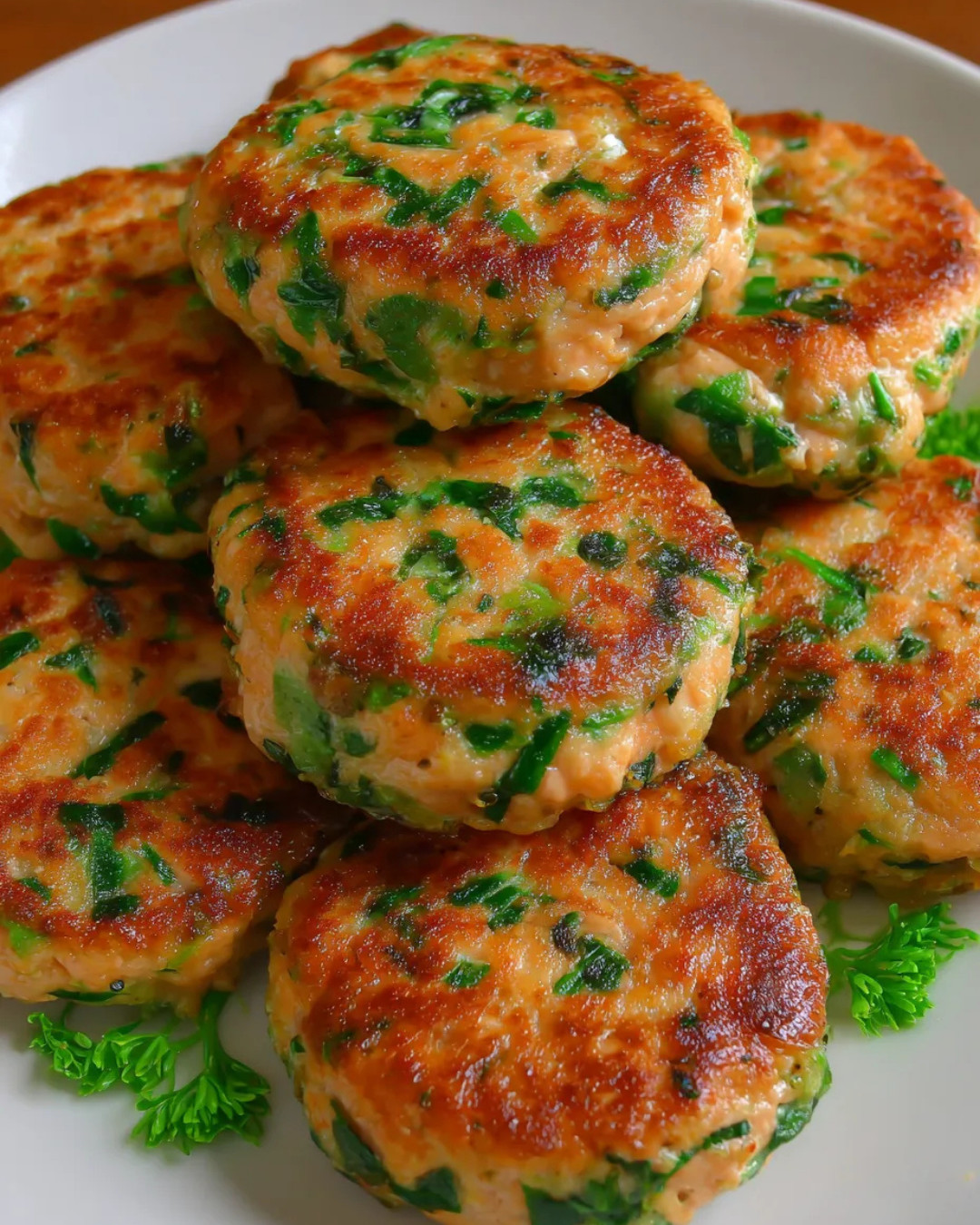 Mediterranean Salmon Feta Patties
