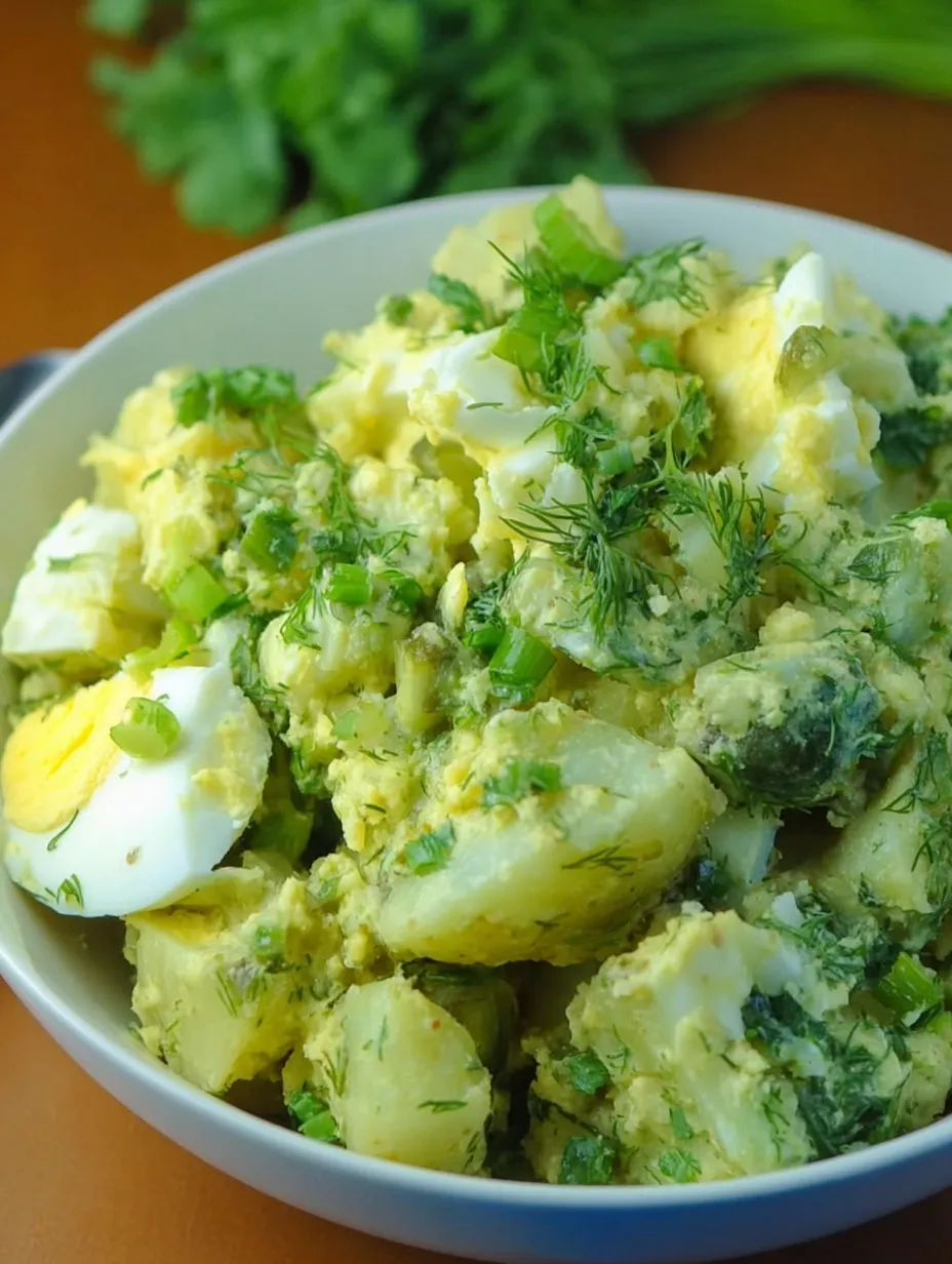 A white plate filled with a mix of eggs, potatoes, onions, and more.