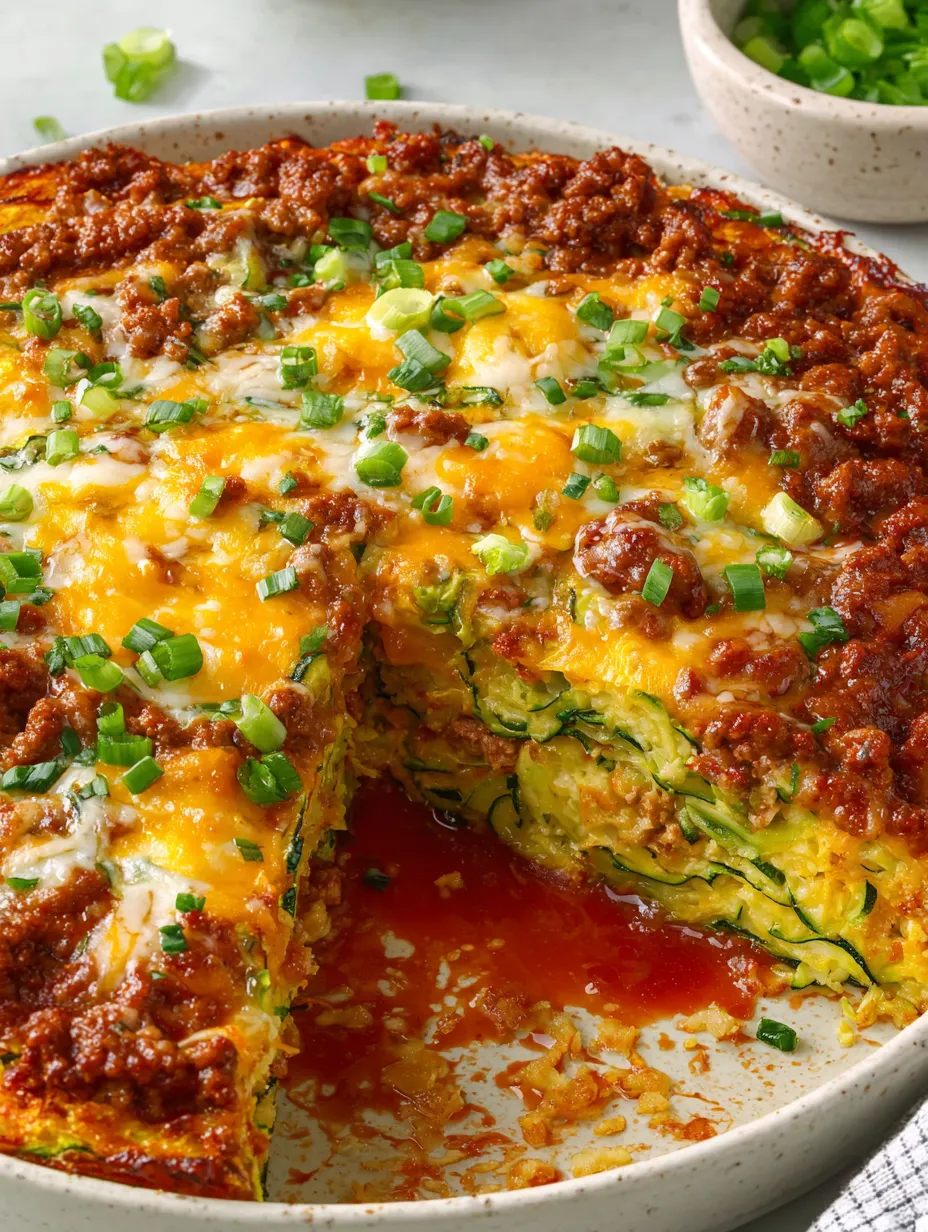 A bowl of cheesy pizza with onion, split into two pieces.