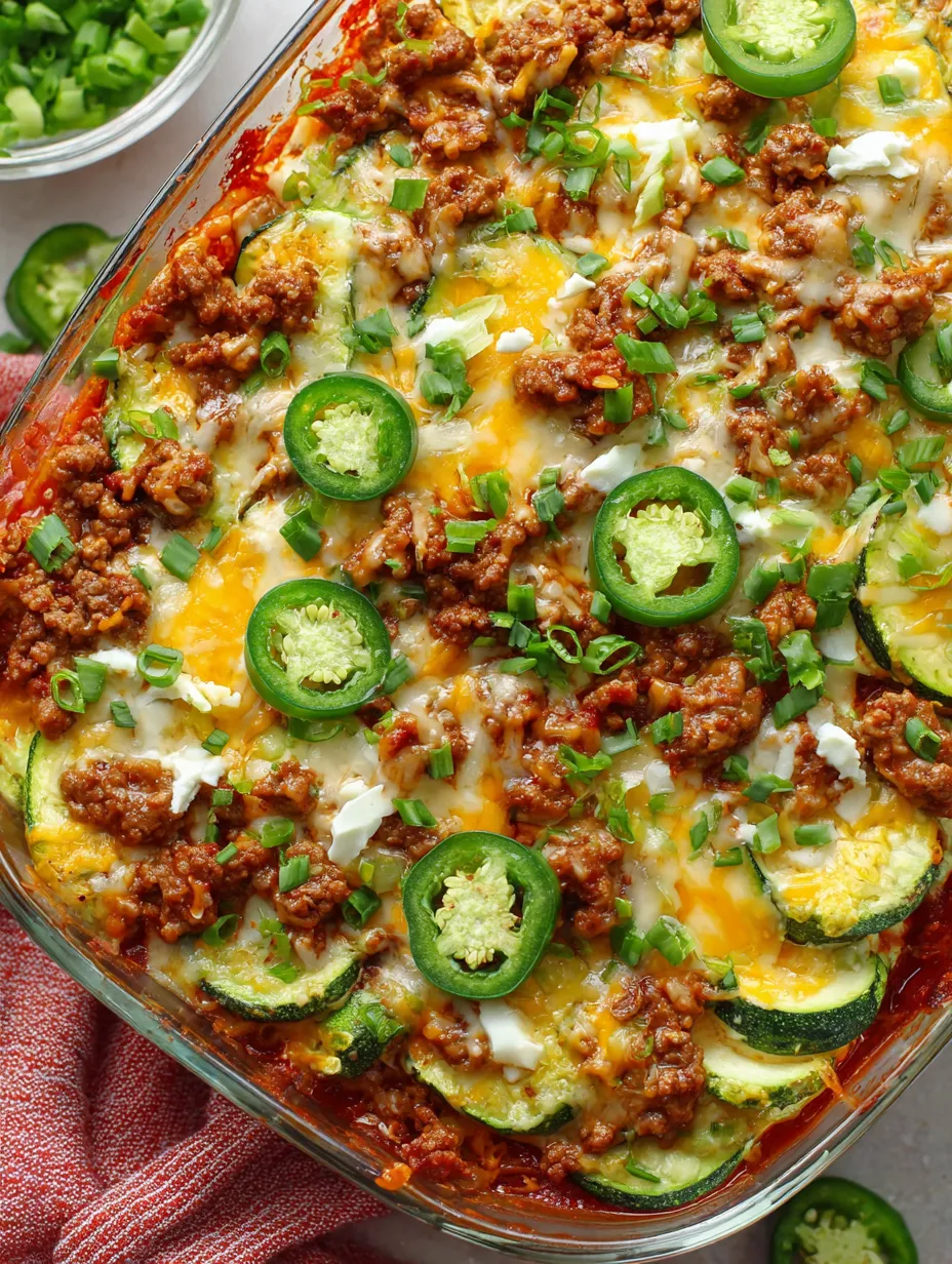 A glass with a mixture of onions, cheese, and ground beef.
