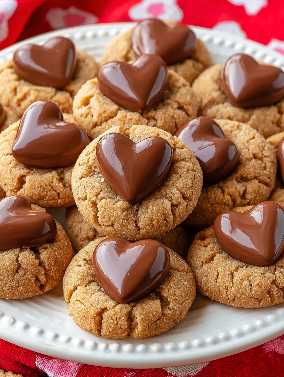 A tray loaded with loads of peanut heart cookies. They're all different sizes and shapes.