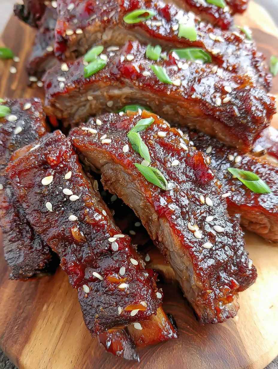 A bowl stacked with BBQ pork, sprinkled with sesame seeds.
