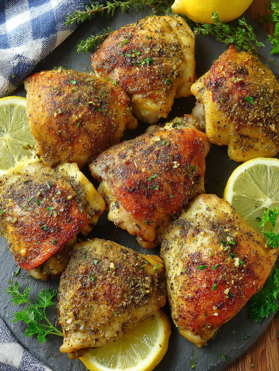 Six cooked chicken breast pieces sitting together on a plate.