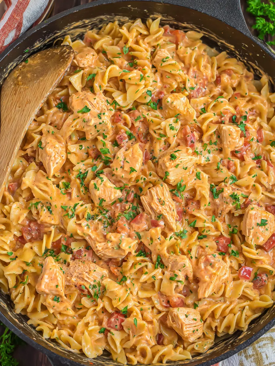 A bowl of pasta and onions.