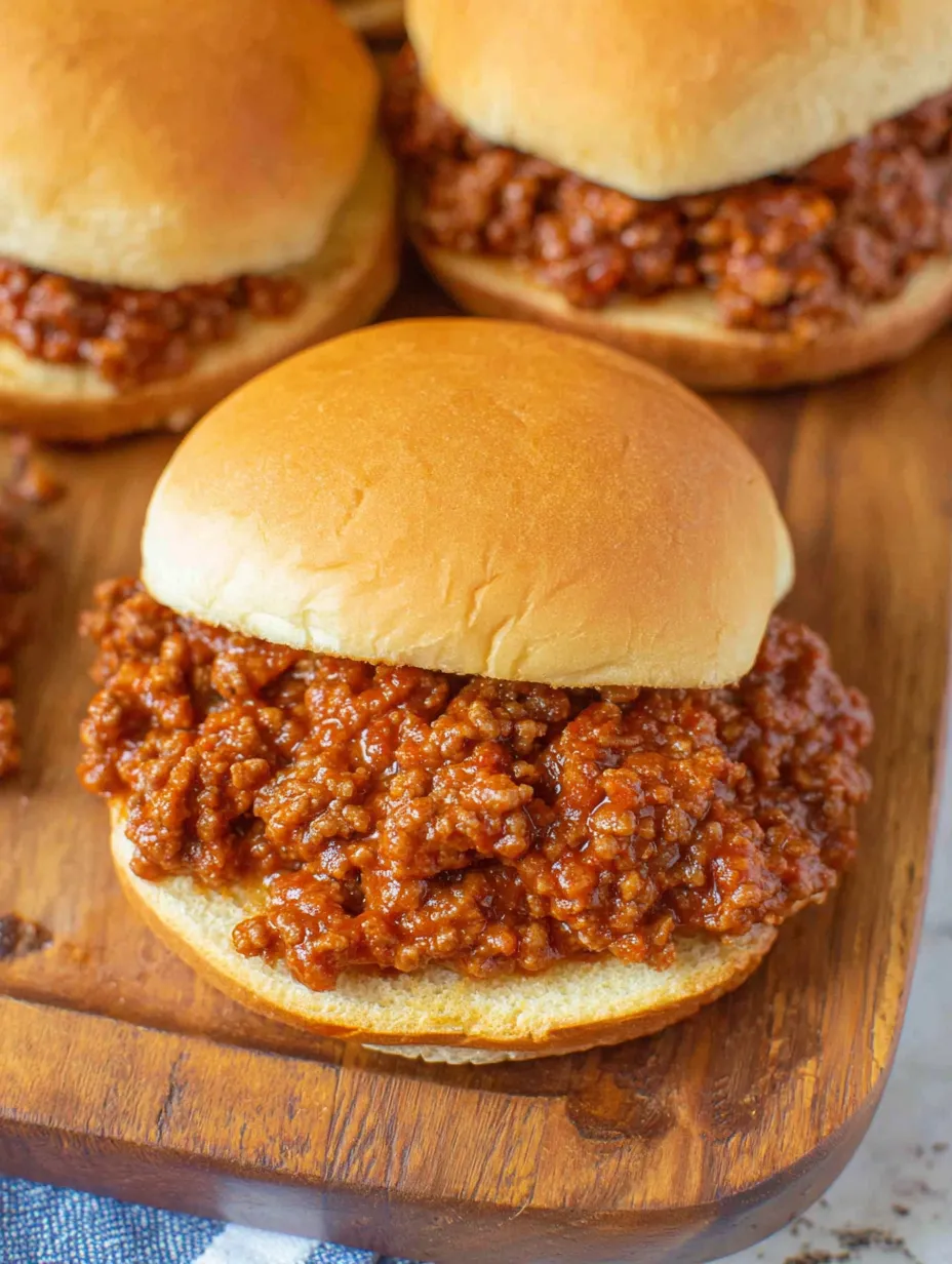 A tray holding two sandwiches stuffed with beef and sauce.